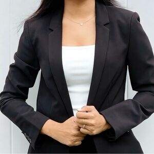 Le Chateau Elegant Black Blazer